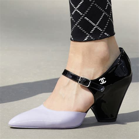 chanel two tone pumps|chanel two tone heels.